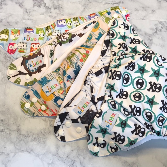 LILBIT 5 Cloth Diapers - Picture 1 of 6